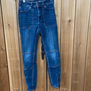 Pilcro and the letterpress Anthropologie Skinny high rise jeans leggings 26